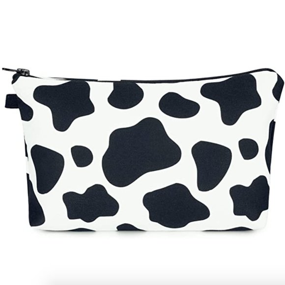 Handbags - NEW Cow Makeup Cosmetic Small Mini Bag Organizer Pouch Purse Clutch Women Girls